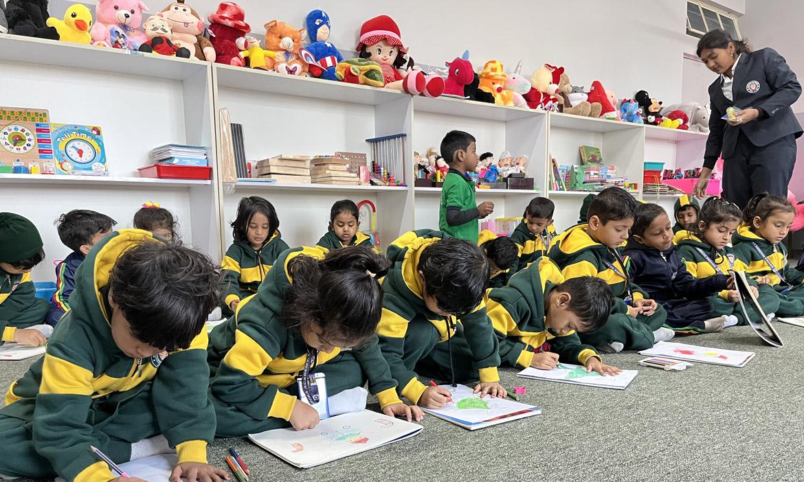 Pre-Primary Activity Room at Ashoka Academy